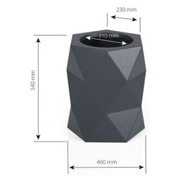 Ghiveci Monumo Modena 54cm (White) Thumb