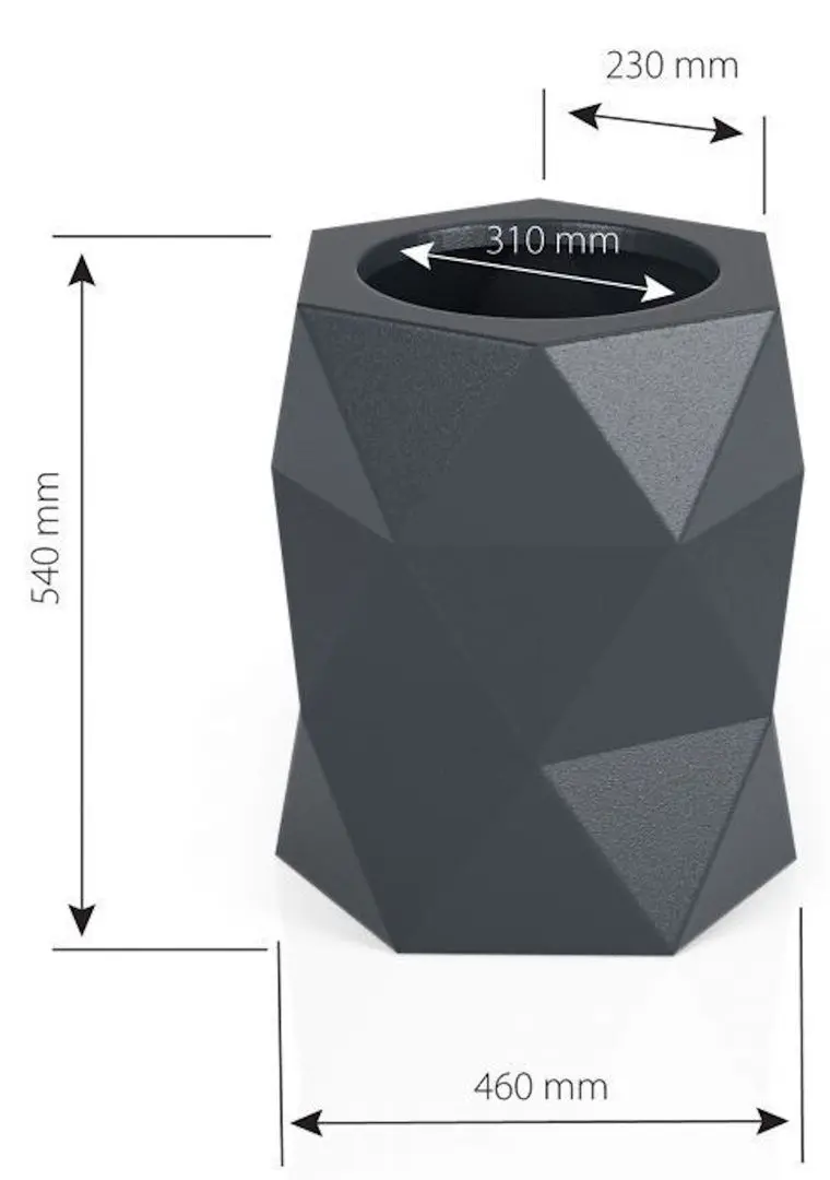 Ghiveci Monumo Modena 54cm (White) - 7