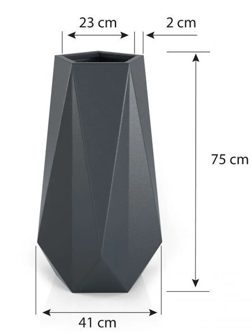 Ghiveci Monumo Siena 75cm (White) - 3