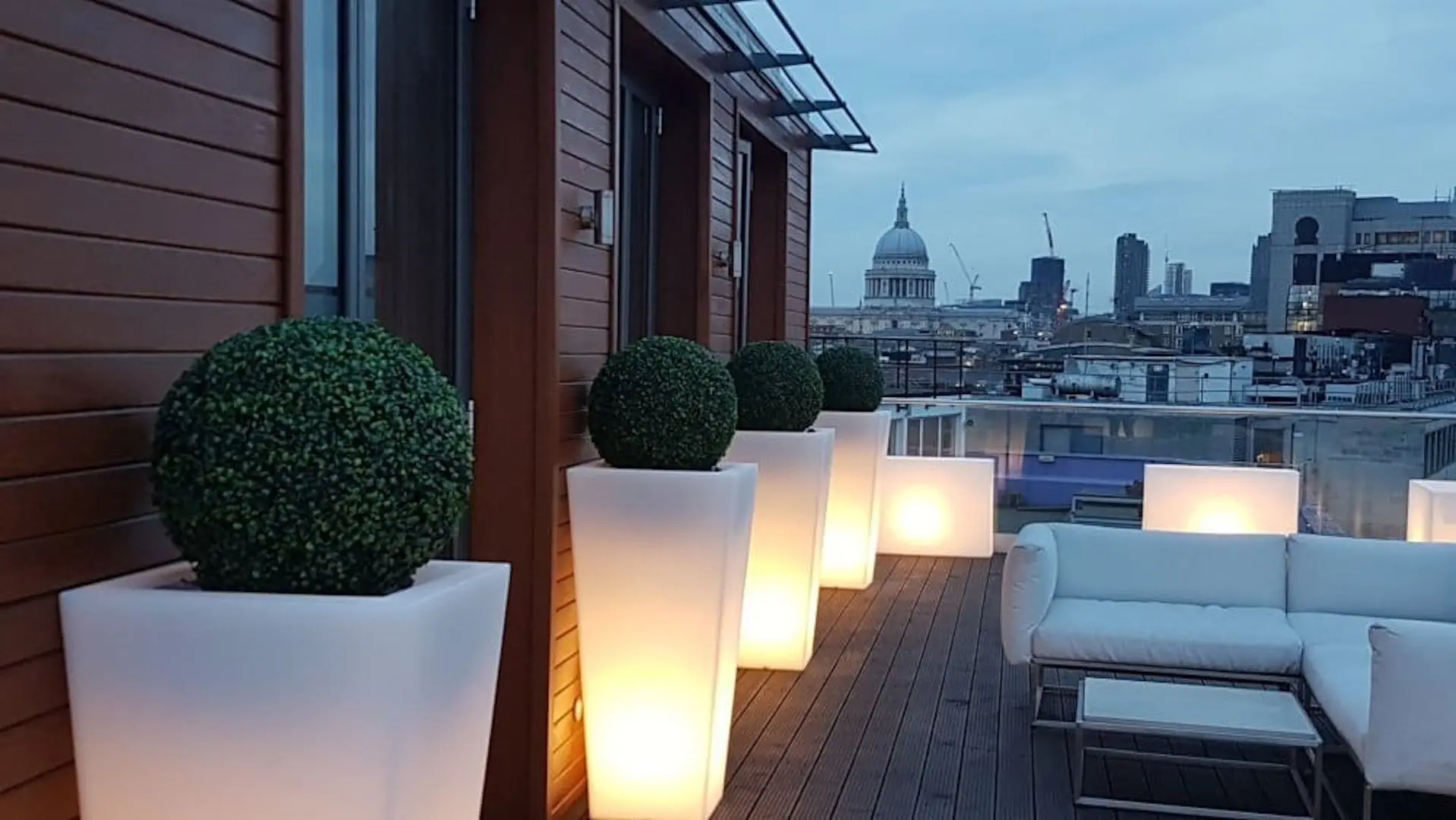 Горшок Monumo Slim Line M-Light 110cm (White) - 4