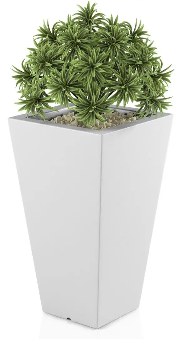 Ghiveci Monumo Slim Line S 70/35 (White) - 2