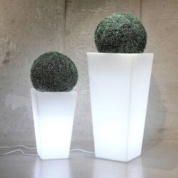 Ghiveci Monumo Slim S Light 70/35 (White) Thumb