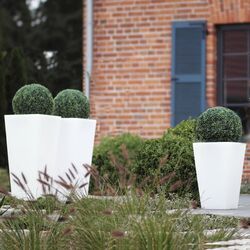 Ghiveci Monumo Slim S Light 70/35 (White) Thumb