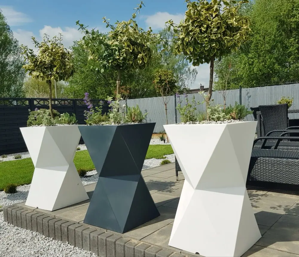 Горшок Monumo Valencia 70cm (Antracite) - 4