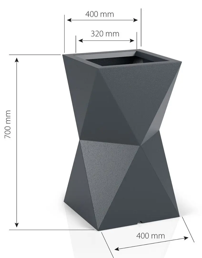 Ghiveci Monumo Valencia 70cm (White) - 6