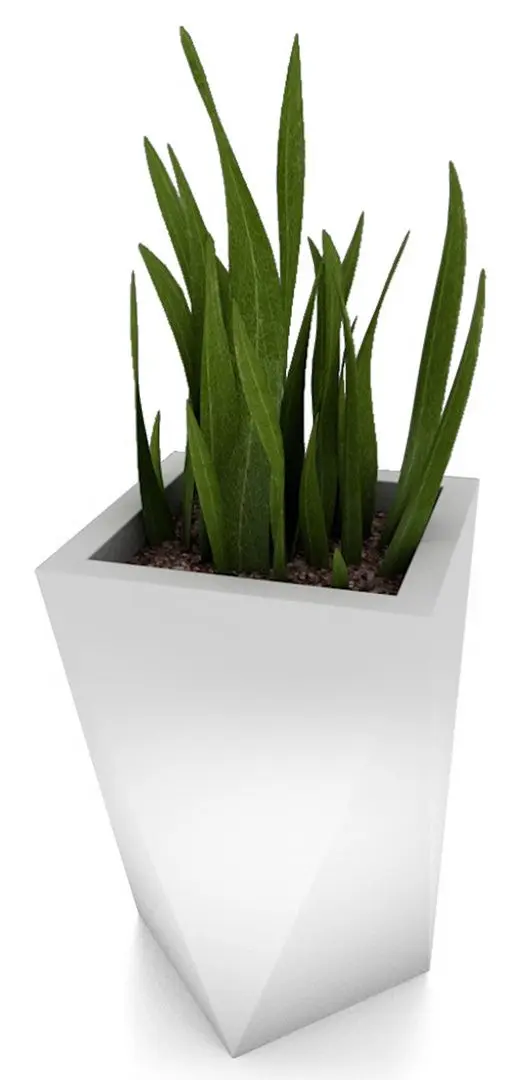 Ghiveci Monumo Vaso Light 59/25 (White) - 4