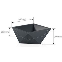 Ghiveci Monumo Vendetta 30/20 (White) Thumb