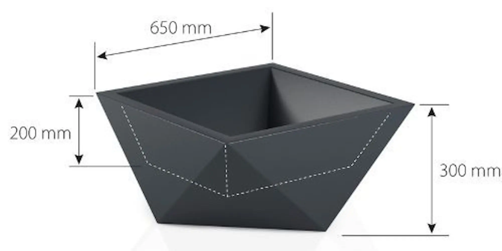 Ghiveci Monumo Vendetta 30/20 (White) - 5