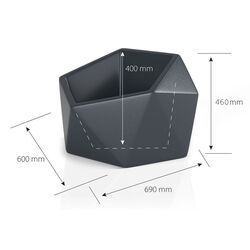 Горшок Monumo Vesari 45.8/40 (Anthracite) Thumb