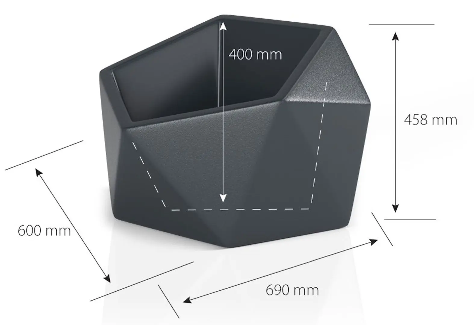 Горшок Monumo Vesari 45.8/40 (White) - 6