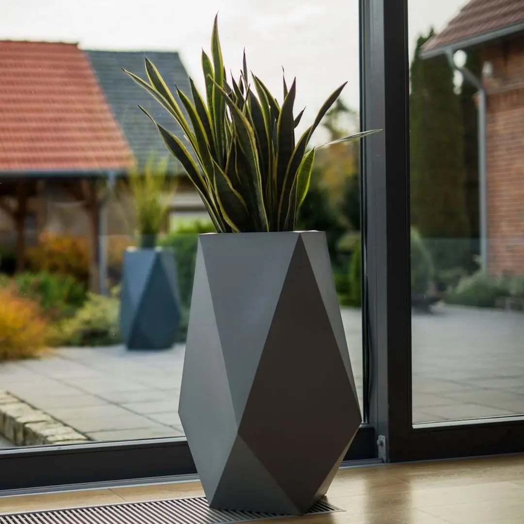 Горшок Monumo Volcano 80cm (Anthracite) - 4