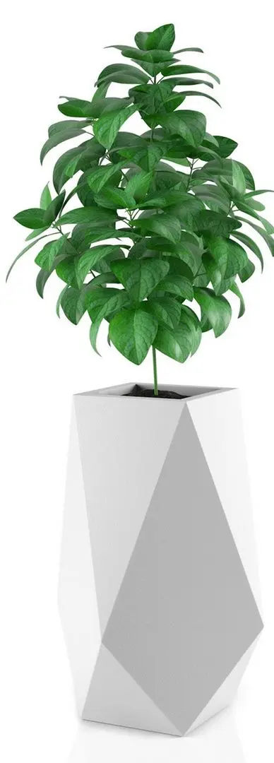 Ghiveci Monumo Volcano 80cm (White) - 3