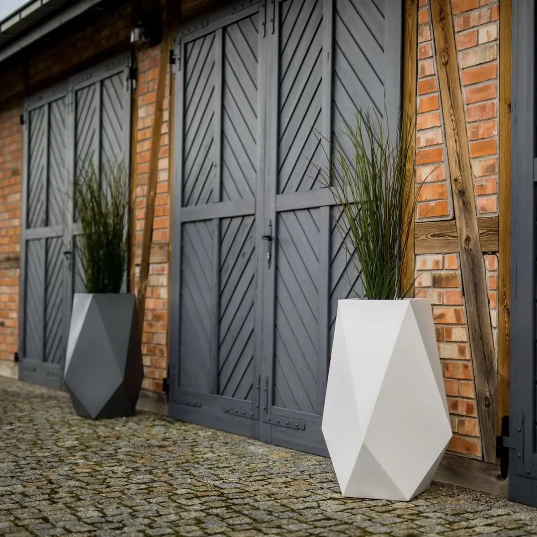 Ghiveci Monumo Volcano 80cm (White) - 4