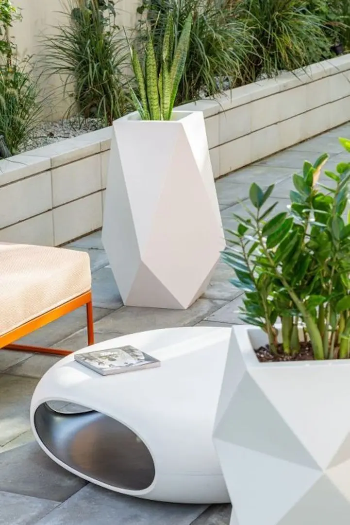 Ghiveci Monumo Volcano 80cm (White) - 5