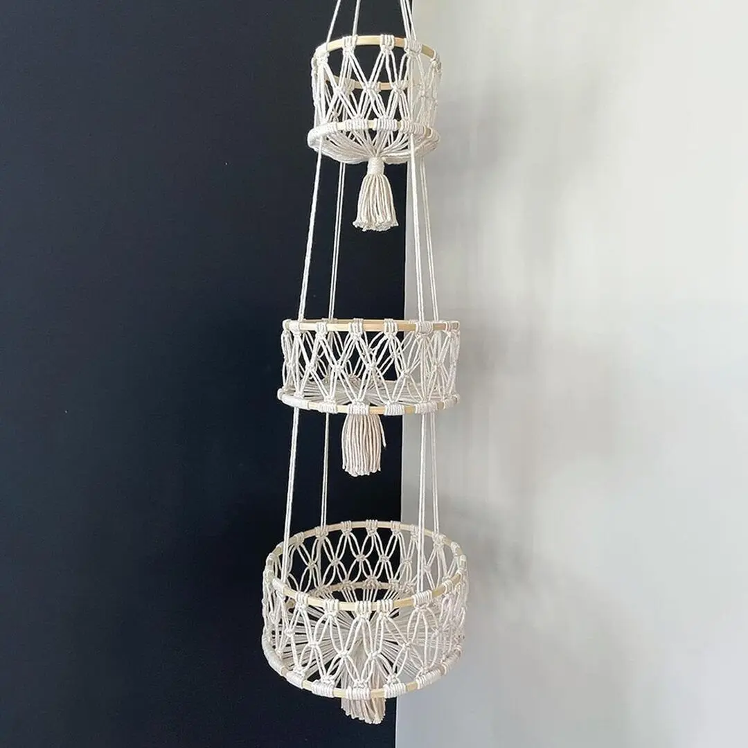 Кашпо подвесное Home&Styling Collection 22167 30x85cm (Beige)