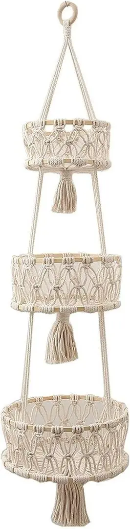 Кашпо подвесное Home&Styling Collection 22167 30x85cm (Beige)