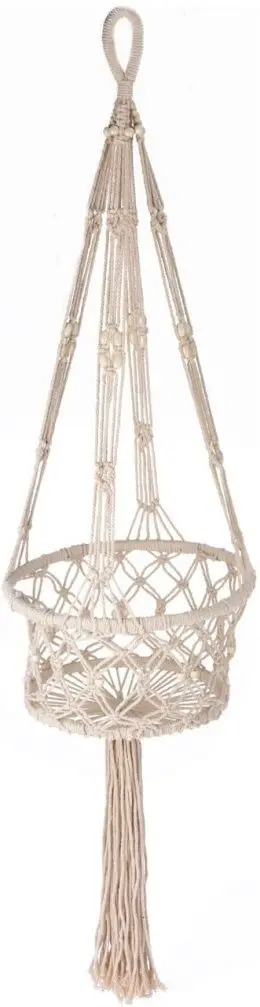 Кашпо подвесное H&S 22166 30x45cm (Beige)