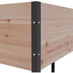 Цветочный ящик мобильный Outsunny 845-974V00ND (Natural/Black) Thumb