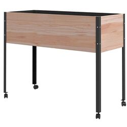 Цветочный ящик мобильный Outsunny 845-974V00ND (Natural/Black)