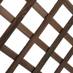 Jardiniera de flori + spalier Outsunny 845-127BN (Natural Wood) Thumb