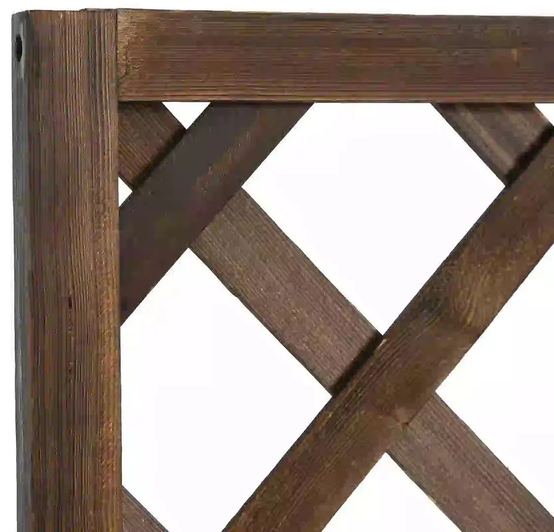 Jardiniera de flori + spalier Outsunny 845-127BN (Natural Wood)