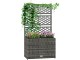 Jardiniera de flori + spalier Outsunny 867-187V00GG (Grey)