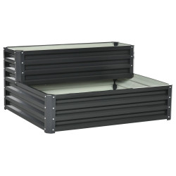 Двухъярусная приподнятая грядка Outsunny 845-843V00CG (Dark Grey) Thumb