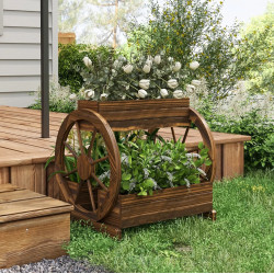 Двухъярусная приподнятая грядка Outsunny 84H-030V00TN (Natural)