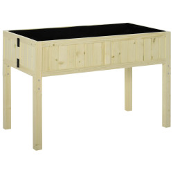 Pat de gradina inaltat Outsunny 845-362 (Natural) Thumb