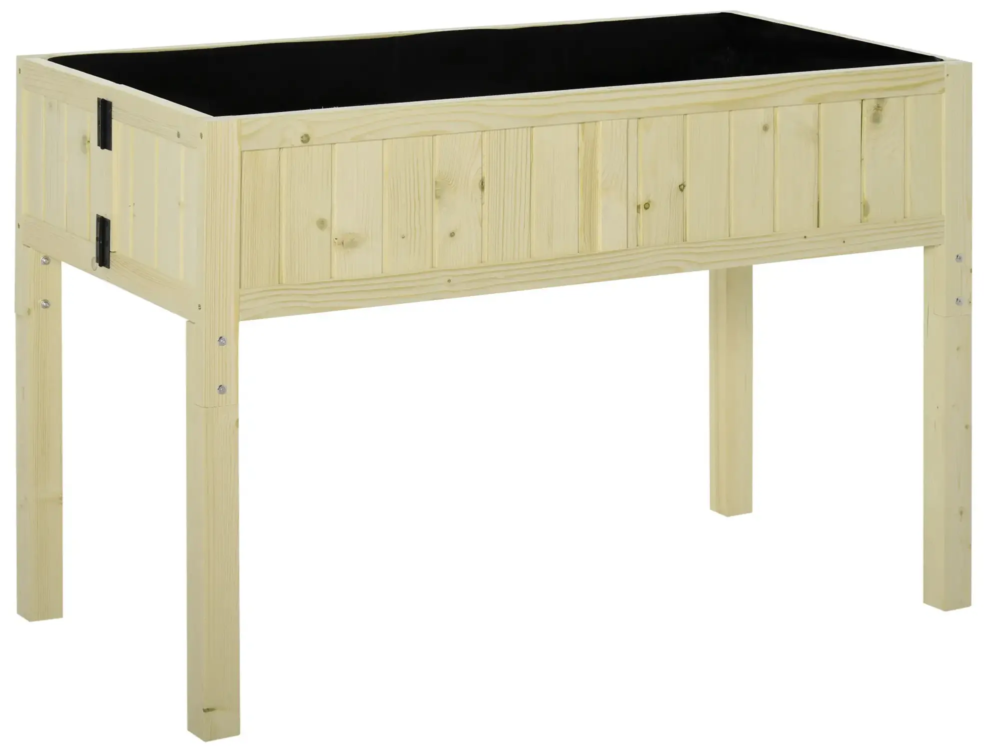 Pat de gradina inaltat Outsunny 845-362 (Natural) - 3