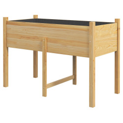 Pat de gradina inaltat Outsunny 845-966V00ND (Natural) Thumb