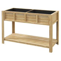 Pat de gradina inaltat Outsunny 84H-086V00ND (Natural) Thumb