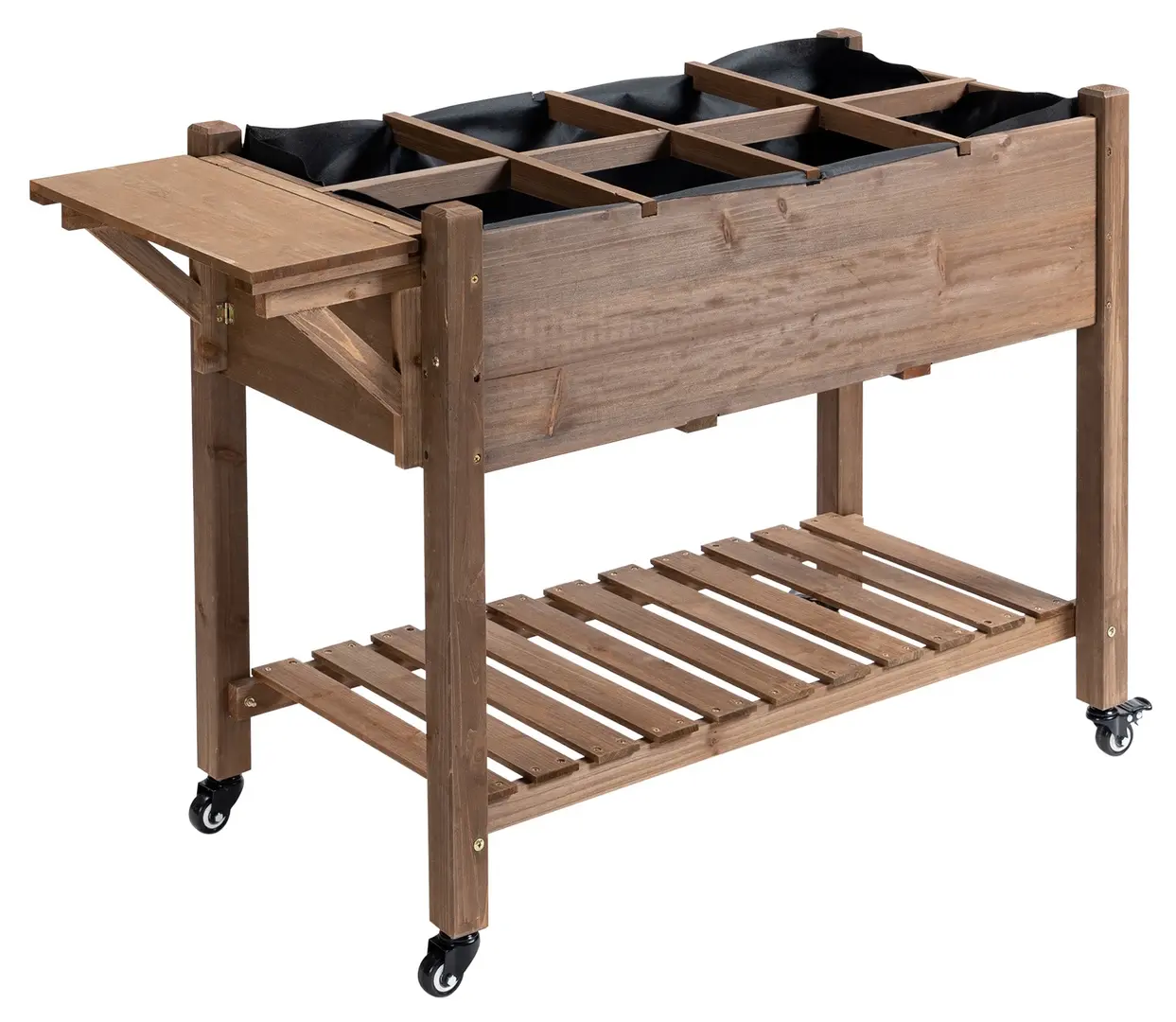 Грядка на ножках с колесами Outsunny 845-396V01 (Natural)