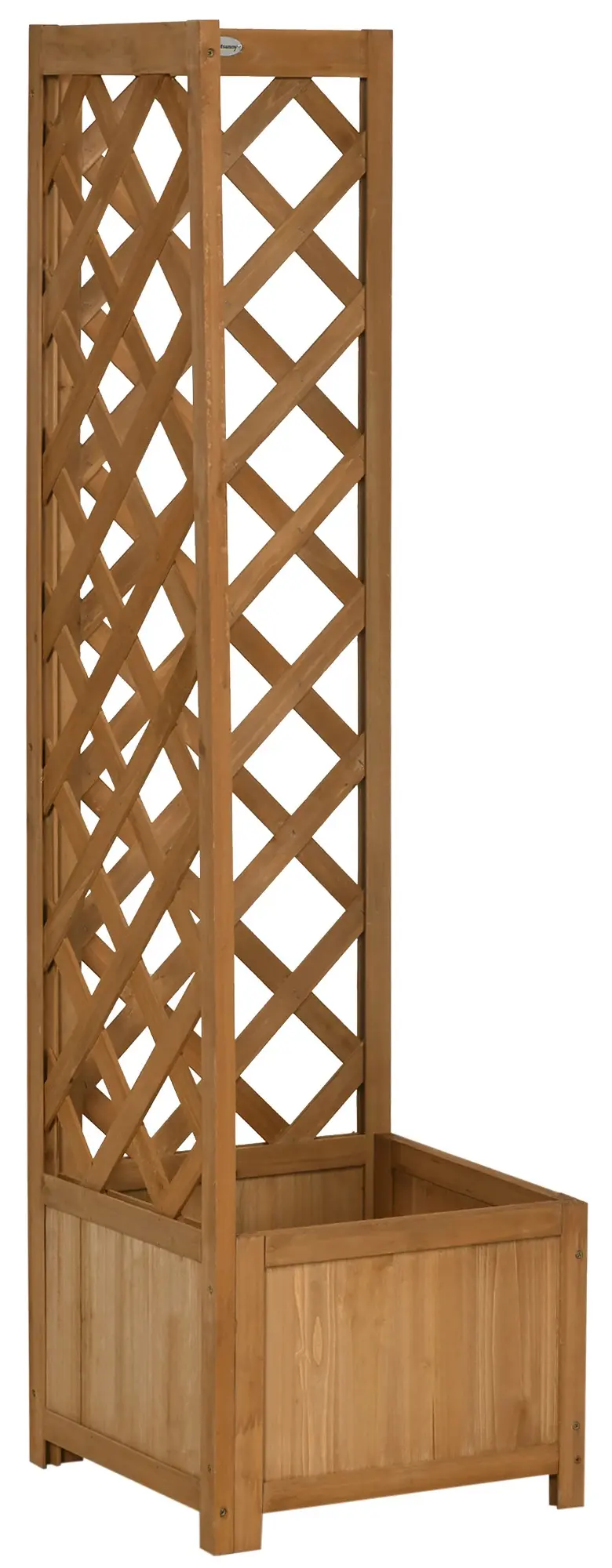 Pat de gradina cu spalier Outsunny 845-776V00BN (Natural)