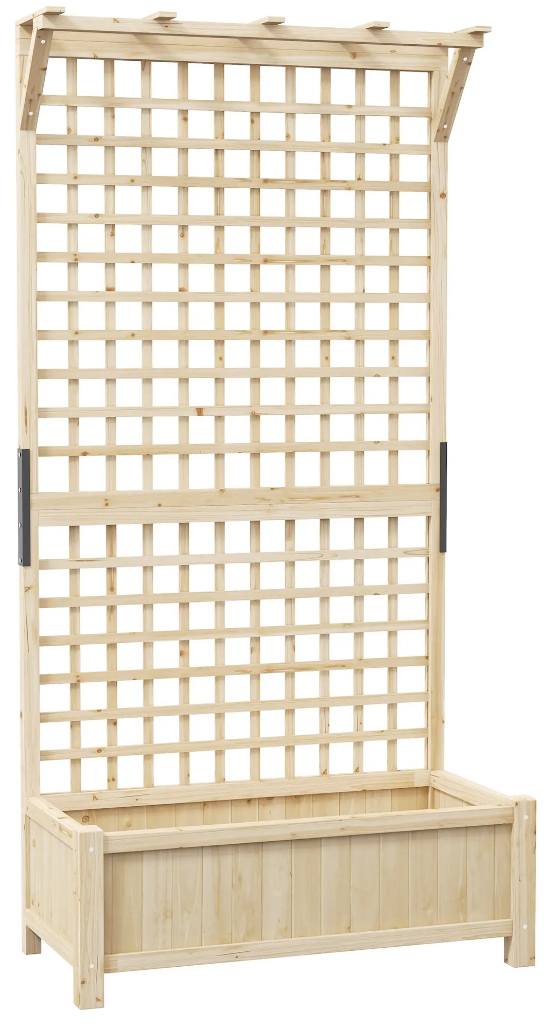 Грядка со шпалерой Outsunny 845-792V00ND (Natural) - 5