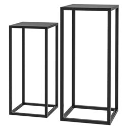 Set de suporturi pentru flori Outsunny 845-927V00BK (Black)