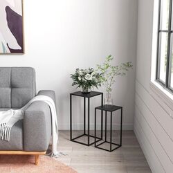 Set de suporturi pentru flori Outsunny 845-927V00BK (Black) Thumb