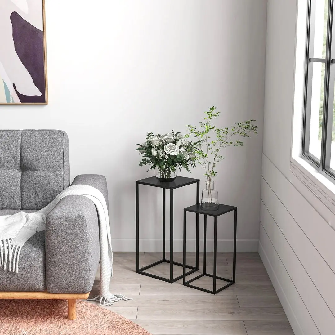 Set de suporturi pentru flori Outsunny 845-927V00BK (Black) - 7