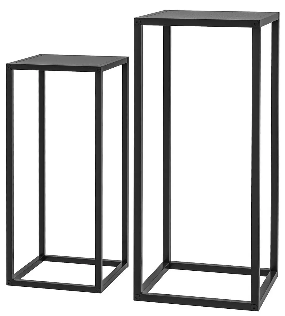 Set de suporturi pentru flori Outsunny 845-927V00BK (Black)