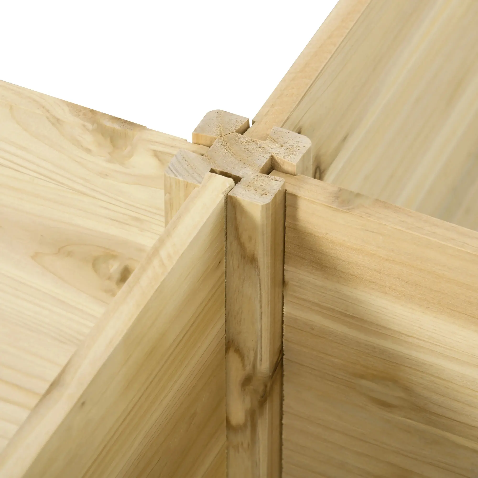 Модульная приподнятая грядка Outsunny 845-871V00ND (Natural) - 5