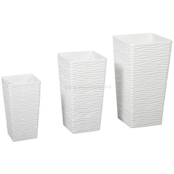 Набор цветочных горшков Outsunny 84H-473V00WT (White)