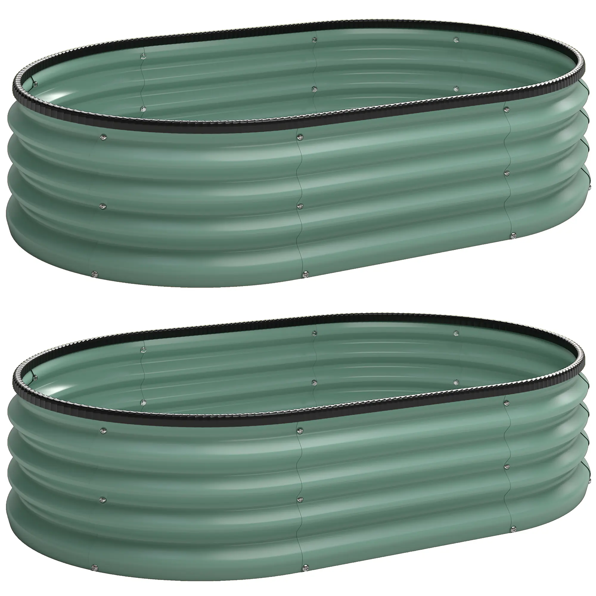 Набор модульных садовых грядок Outsunny 84H-471V00GN (Green) - 2