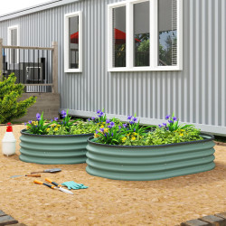 Набор модульных садовых грядок Outsunny 84H-471V00GN (Green) Thumb