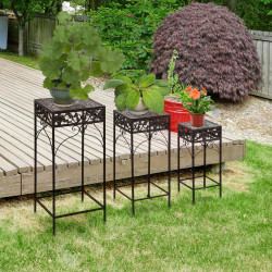 Set suporturi pentru flori Outsunny 845-035 (Brown) Thumb