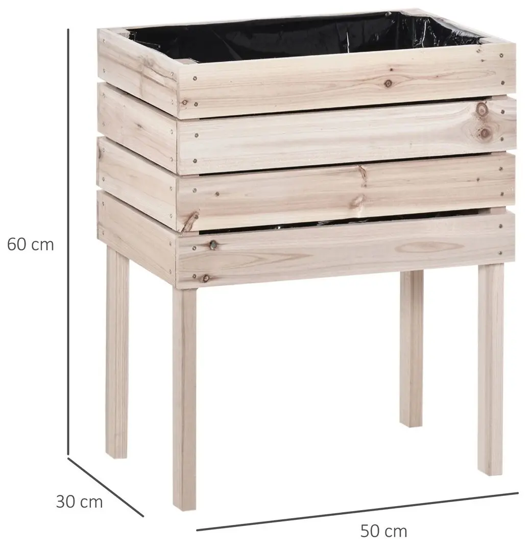 Set paturi de gradina Outsunny 845-350 (Natural)