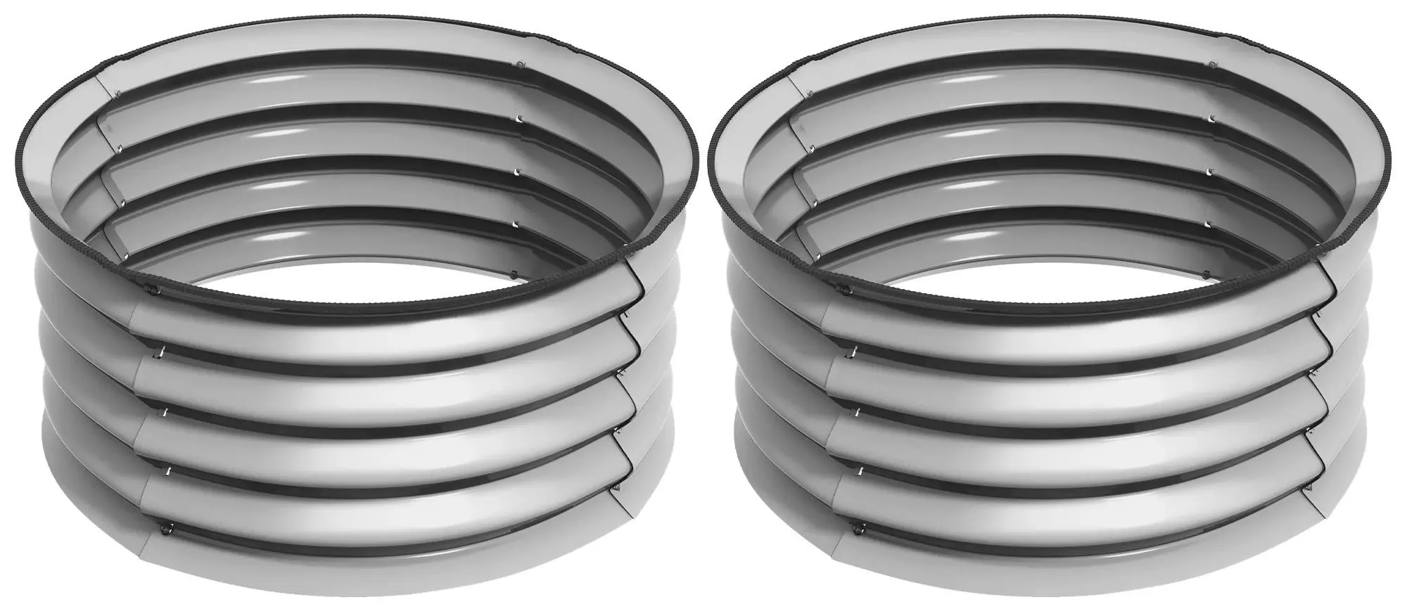 Набор садовых грядок Outsunny 845-979V00SR (Silver)