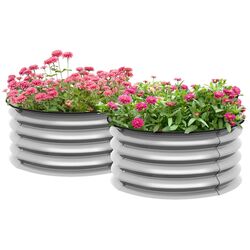 Set paturi de gradina Outsunny 845-979V00SR (Silver)