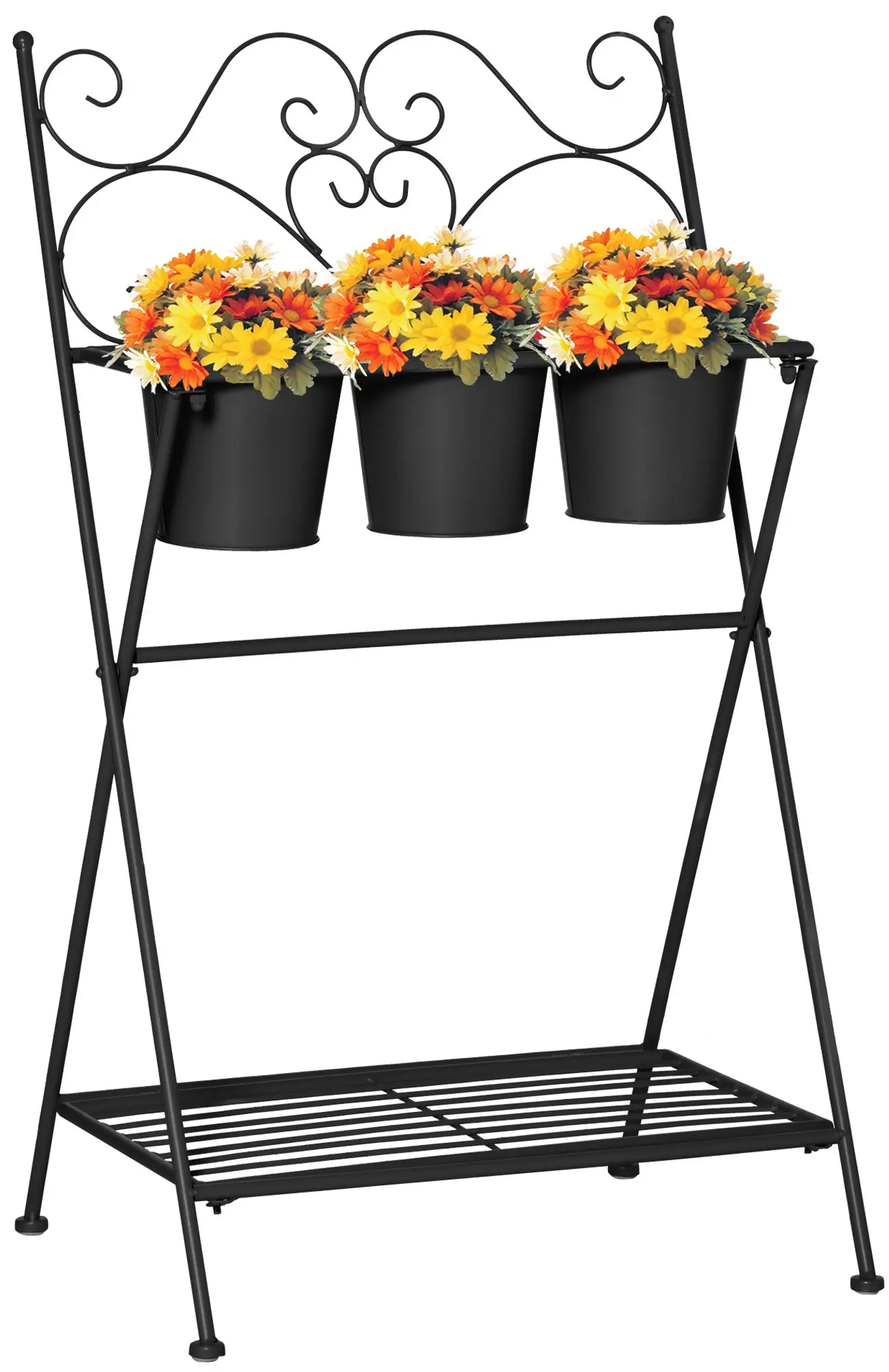 Подставка для цветов Outsunny 845-566BK (Black) - 3