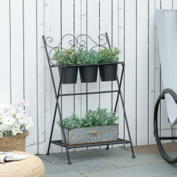 Подставка для цветов Outsunny 845-566BK (Black)