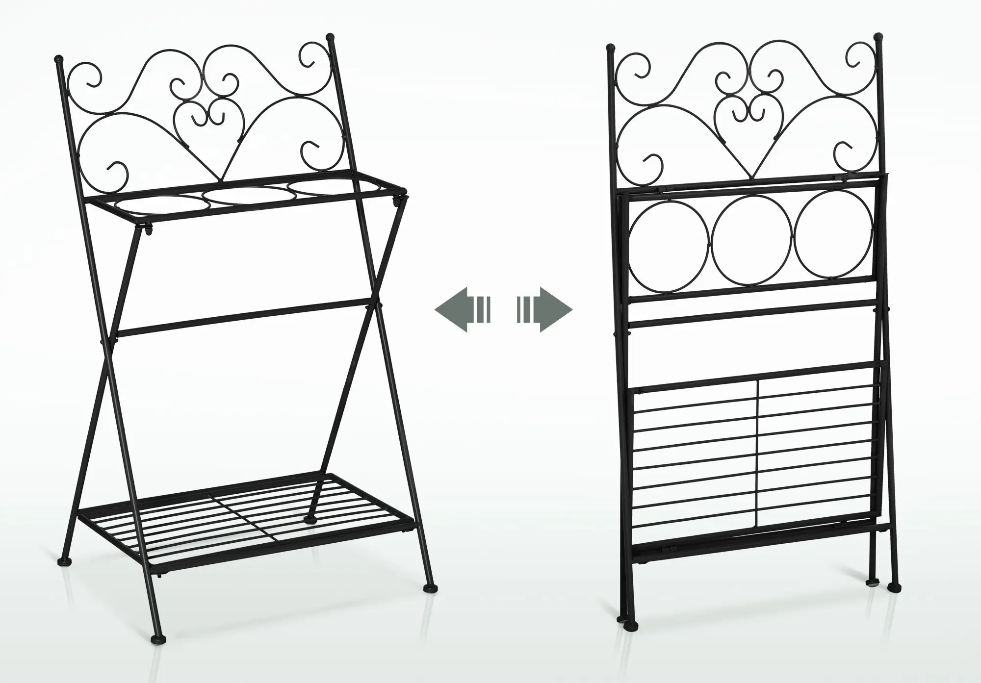 Подставка для цветов Outsunny 845-566BK (Black) - 6